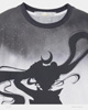 koszulka z sylwetką Sailor Moon, zbliżenie na nadruk, rozmiar L
